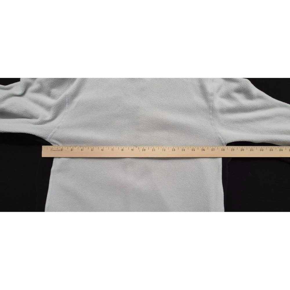 The North Face Polartec men's‎ gray/black 1/4 zip fleece pullover jacket sz. M - Picture 13 of 14